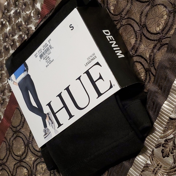 Hue - Black Denim Leggings - Picture 3 of 5